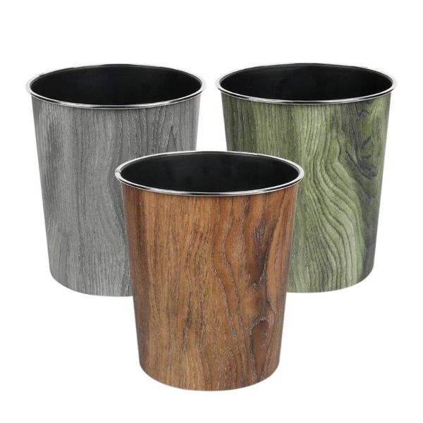 

waste bins 3pcs useful household trash can simple holder random color