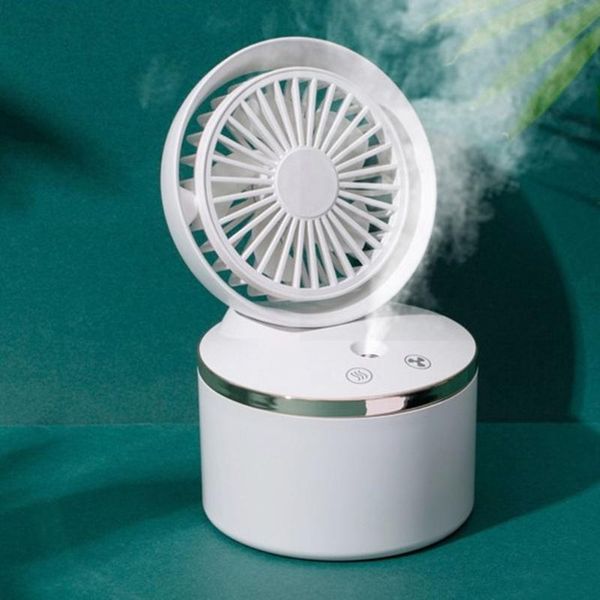 

portable cooling usb deskfan personal 360 rotation angle diffuser humidifier mini fans for office household electric