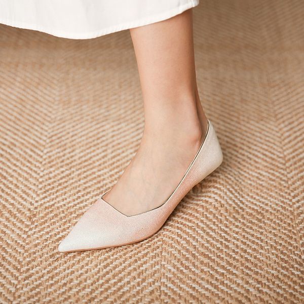 

women's sandals shoes 338-26 wedding spring korean sequin gradual change high heel pointed shallow mouth banquet bridesmaid single vcl3, Black
