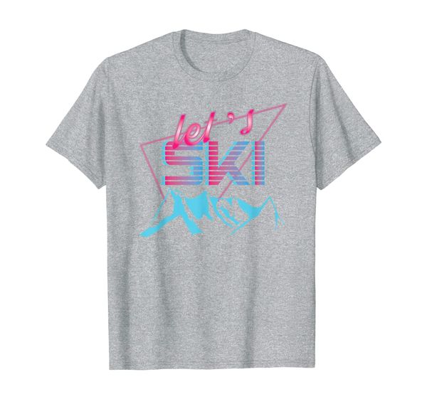 

retro ski t shirt vintage 80s ski costume 90s ski clothes, White;black