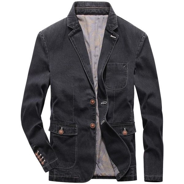 

autumn 2021 men's leisure suit, thickened fashion jacket, spring and denim coat jackets, Black;brown