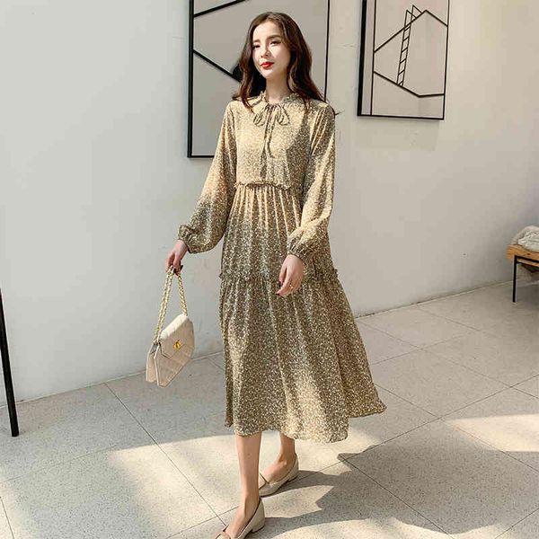 

arrival style dress girl's beach stylish autumn support temperament neck print, Black;gray