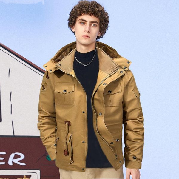 

men's trench coats 2021 mannen jas jassen mode trenchcoat nieuwe winter casual dikke overjas zwart gentleman mannelijke lange drop, Tan;black