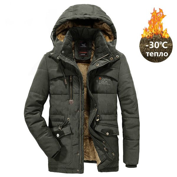 

styles mens parka coat winter jacket mens plus size 5xl 6xl 7xl 8xl thicken warm cotton-padded jackets fur hooded windbreaker, Black