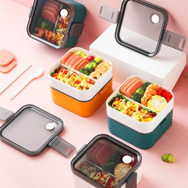 

dinnerware sets lunch box microwave containers boxes office student school multi-layer tableware bento container