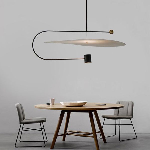 

chandeliers designer led chandelier nordic art restaurant ring minimalist bedroom creative personality model room decoration shopping mall