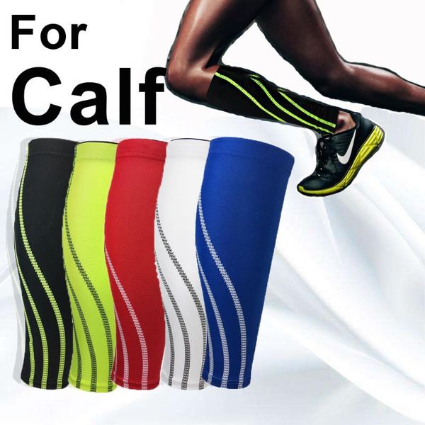 

elbow & knee pads 5c sports calf support cycling compression shin wrap guard running sleeve football leggings sleeves, Black;gray