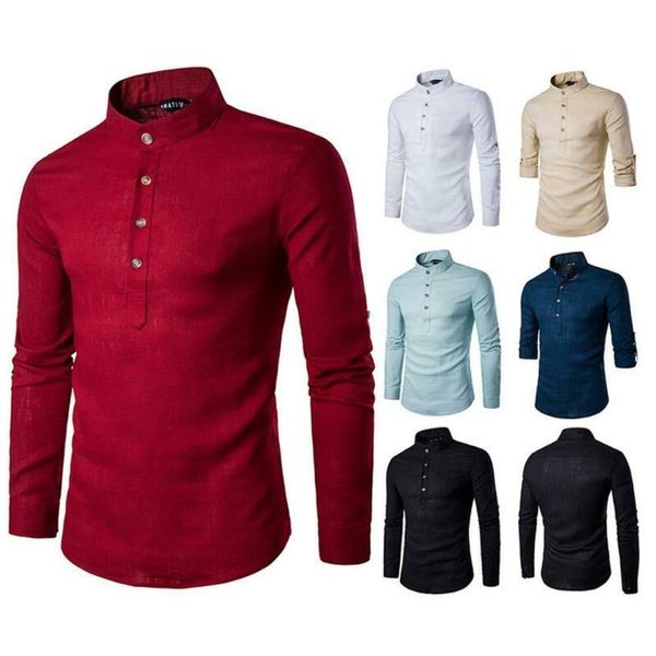

men's casual shirts men formal business long sleeve shirt office work loose buttons fashion single breasted clothes for male, White;black