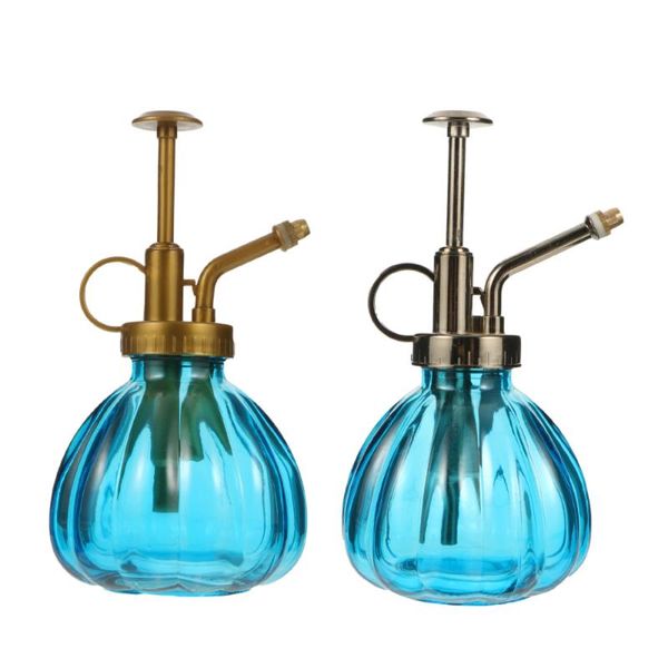 

2pcs glass watering spray bottle vintage water can for offices home equipments