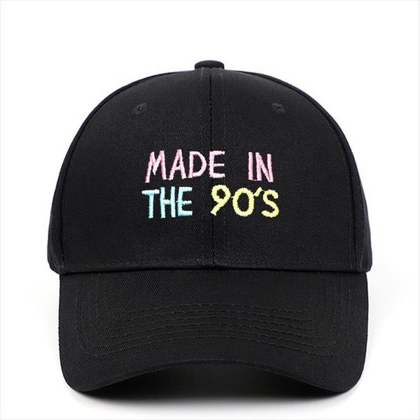 

Made In The 90s Baseball Cap Hip Hop Embroidery Cotton Rapper Dad Hat Outdoor Streetwear Snapback Men Male Sports, Blue;gray