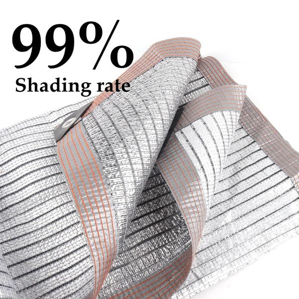 

shade aluminum foil sunshade net anti-uv sun screen customize nets shading rate 99% home terrace balcony fence netting canopy