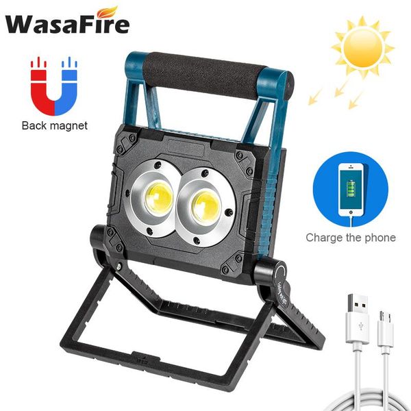 

led portable spotlight 1000lm super bright work light rechargeable for outdoor camping lampe by 18650 lanterns