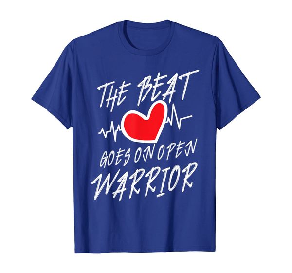 

The Beat goes on open Warrior heart survivor gift T-Shirt, Mainly pictures