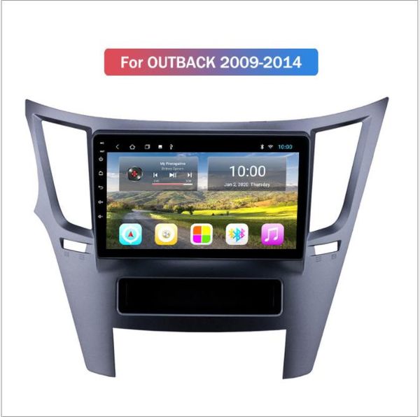 

car video multimedia player quad core android 8.0 radio gps navigation forÂ legacy outback 2009-2014