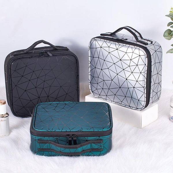 

cosmetic bags & cases women makeup bag travel large capacity necessary waterproof case