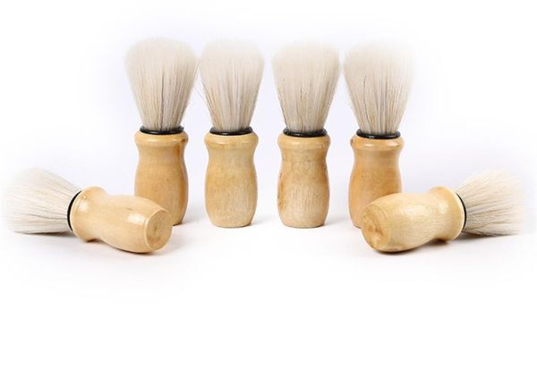 Fabrikborsten-Haar-Rasierpinsel für Männer, Holzgriffbürsten, Badger Professional Salon Tool