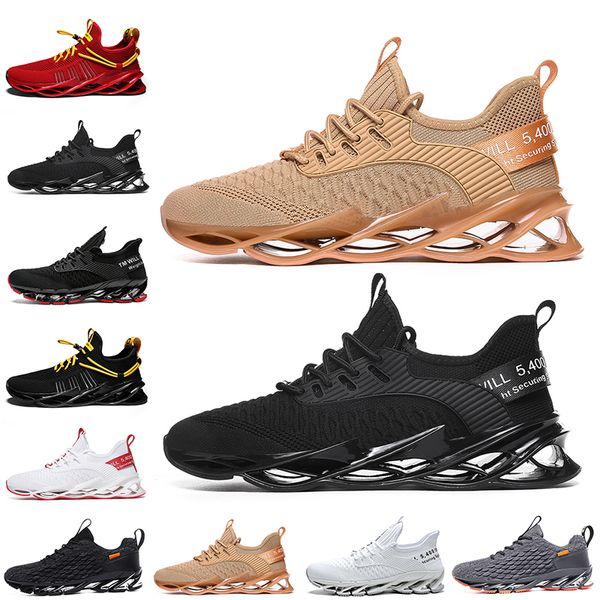 

ale non-brand men women running shoes blade slip on black white all red gray orange terracotta warriors trainers outdoor sports sneakers