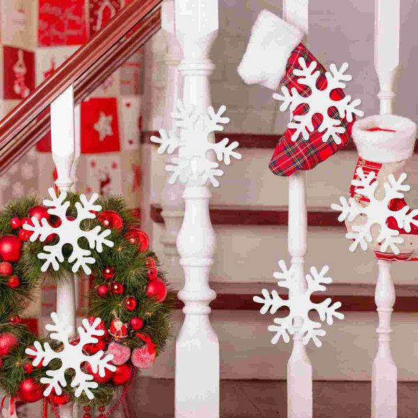 

christmas decorations 12pcs snowflake shaped hanging pendants decor