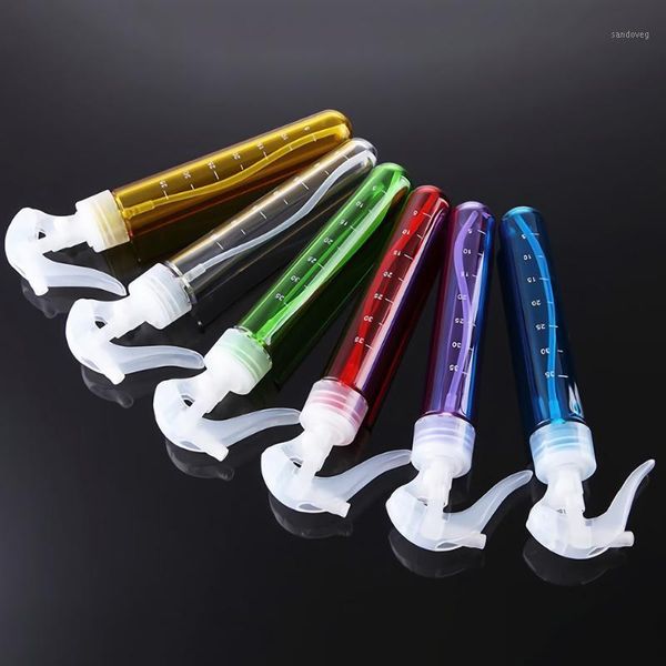 

storage bottles & jars 35ml refillable disinfectant spray transparent colorful portable travel container squeeze bottle home tools