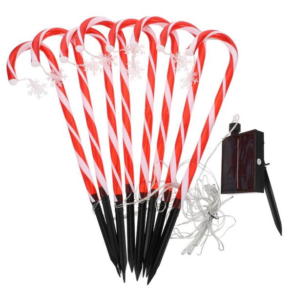 

solar lamps 1pc xmas festival lawn light decor star crutch lamp courtyard led