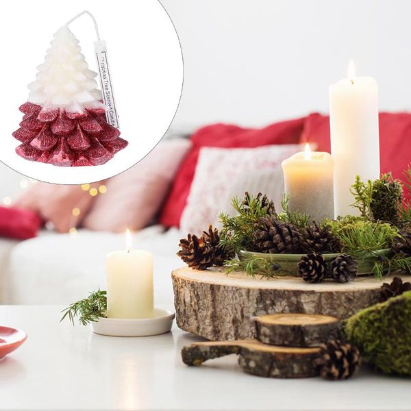 

candles 1pc christmas romantic candl wax candle room ornament for home