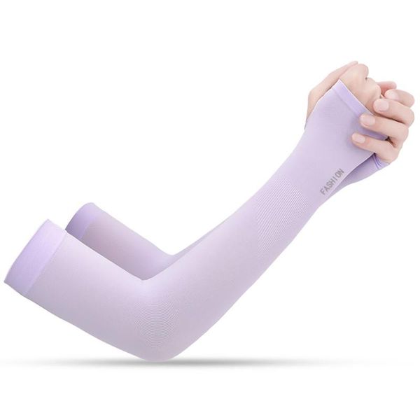 

sun protection cuff 2pcs sport arm sleeves uv protect anti-slip basketball armband tattoo cover sunscreen elbow & knee pads, Black;gray
