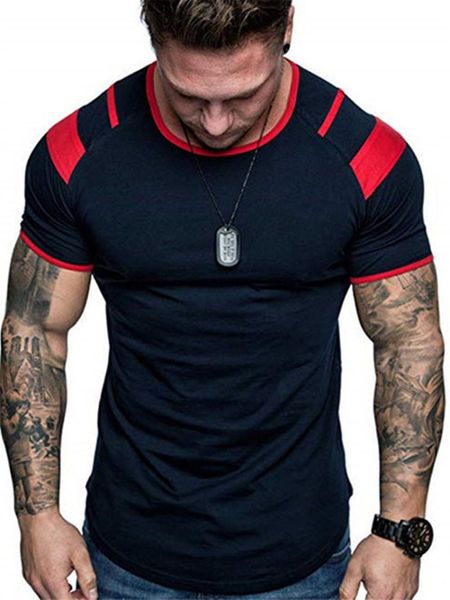 

men's t-shirts t-shirt pure cotton short sleeve black undershirt solid color striped summer brand clothing, White;black
