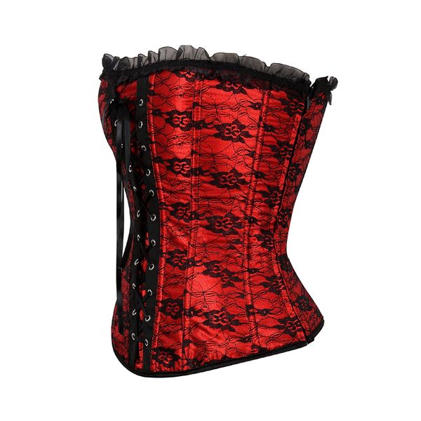 

corsets for women corset lace corset womens bustiers plus size corsets, Black;white