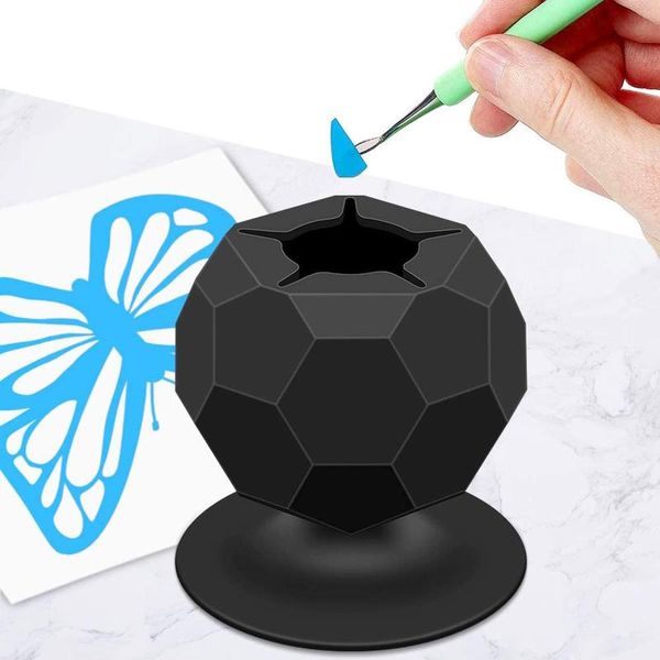 

waste bins handicraft collector suctioned weeding scrap collector, silicone suction cups for black diy