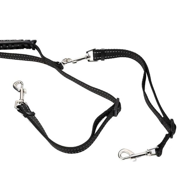 

dog collars & leashes pet one tow two leash double handle reflective supplies