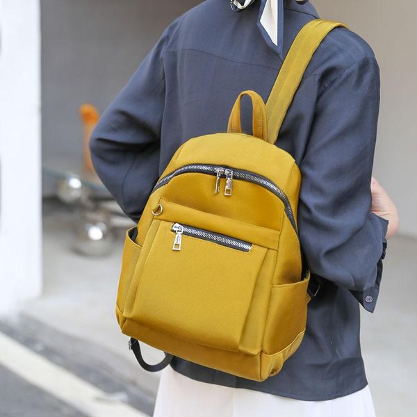 

school bags 2021 waterproof women's backpack fashion anti-theft backpacks teenagers bag large capacity casual