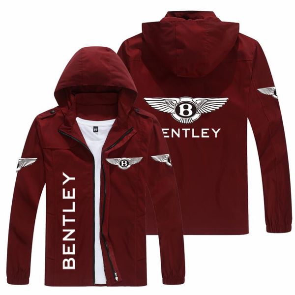 

men's jackets 2021 logo printed hooded jacket fashion casual outdoor windproof motorcycle racing, Black;brown