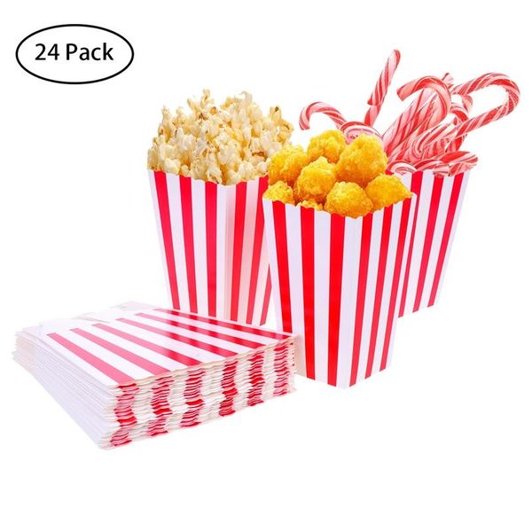 

gift wrap 24pcs party gifts favor candy treat popcorn boxes containers for wedding kids baby shower decoration christmas birthday