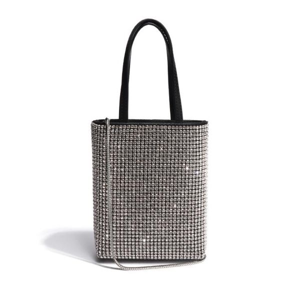 

full rhinestone bucket bag 2021 fashion ladies handbag shoulder messenger bags