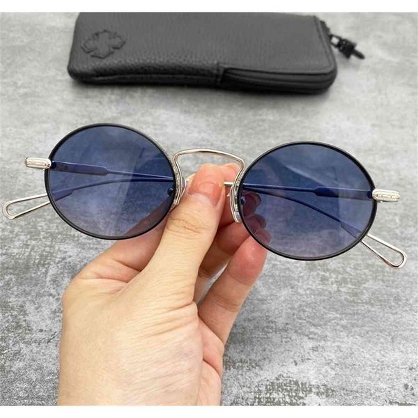

80% off store online crosin sunglasses round frame metal antique personality trendy fashion sunglasses, White;black