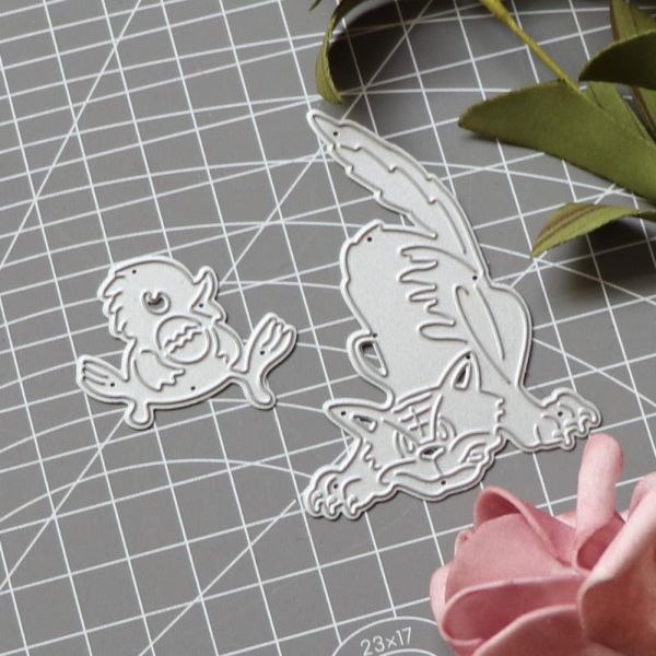 

painting supplies animal tiger chick frame cutting dies set embossing stencil templates mold paper diy art craft scrapbook book card decor
