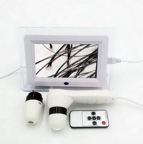 Analizzatore di pelle e capelli 2 IN 1 Diagnosi della fotocamera digitale della pelle ad alta risoluzione Analisi dello skinscope per uso domestico del salone SPA