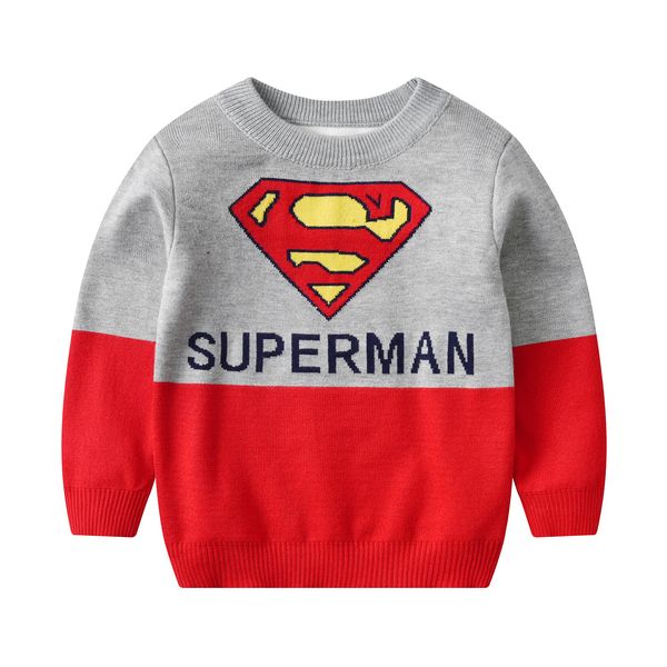 Sonbahar Kış Boy Sweater Külot Üstler Yeni Bebek Çocuk Örme Kartışma Süvari 2-7T