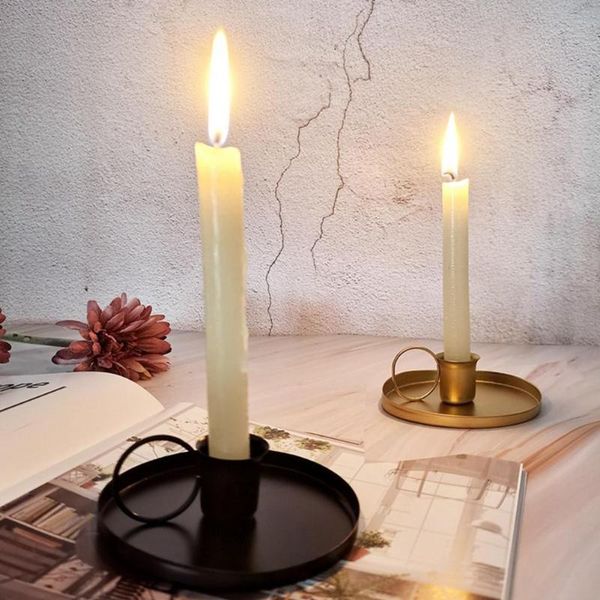 

candle holders holder european style wear-resistant wrought iron taper for wedding