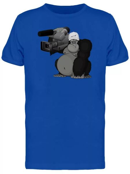 

Gorilla With Expensive Camera Tee Men's -Image by Shutterstock, White;black