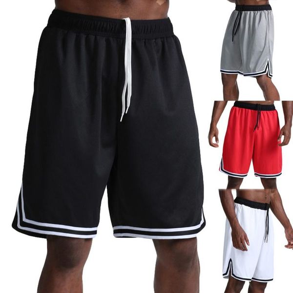 

men's casual shorts hip hop streetwear male gyms fitness short pants joggers sportswear bottoms bodybuilding homme, White;black
