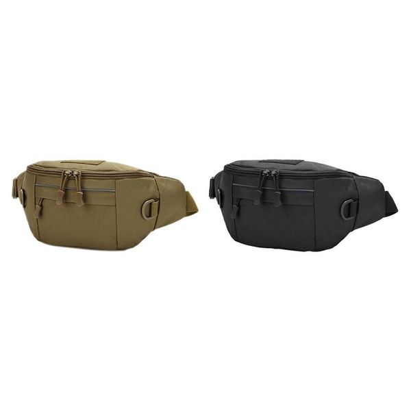 

pcs men's casual waist bag outdoor riding chest mountaineering running travel brown & black bags