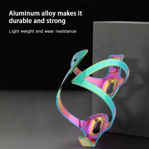 

water bottles & cages 2021 bicycle bottle cage colorful aluminum alloy mtb road bike holder kettle rack ultra light cycling accessories