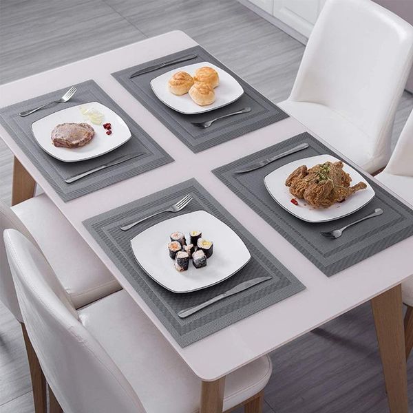 

mats & pads inya gold wedding pvc washable place mat luxury table