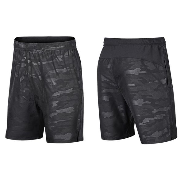 

running shorts men's quick-drying fitness sports, Black;blue