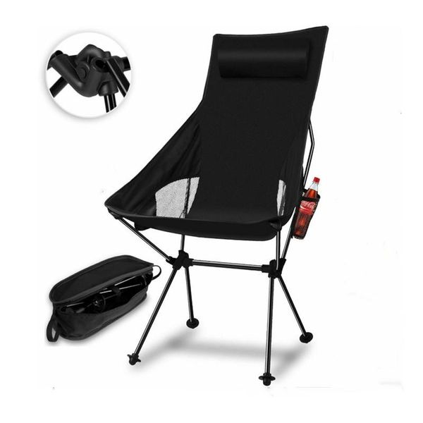 

fishing accessories outdoor camping chair oxford cloth portable folding lengthen seat for festival picnic bbq beach ultralight