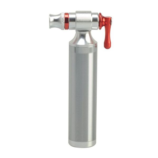 

bike pumps tire aluminium alloy cycling easy operate basketball durable mini co2 inflator accessories outdoor portable silver bicycle pump