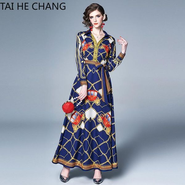 

casual dresses women dress summer spring elegant slim bodycon vintage a-line party runway formal print long sleeve maxi office work, Black;gray