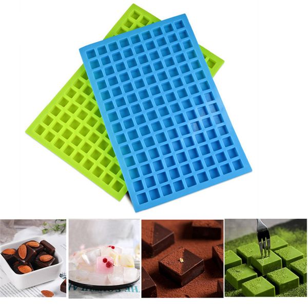 Preço Atacado 126 Lattice Square Ice Moldes Ferramentas Jelly Cozimento De Silicone Party Molde De Decoração De Chocolate Cubo Cube Bandeja Candy Cozinha