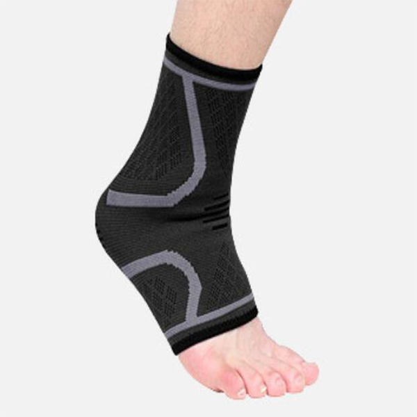 

selling customized breathable knitting compression joint protection weightlifting sports ankle brace support, Blue;black